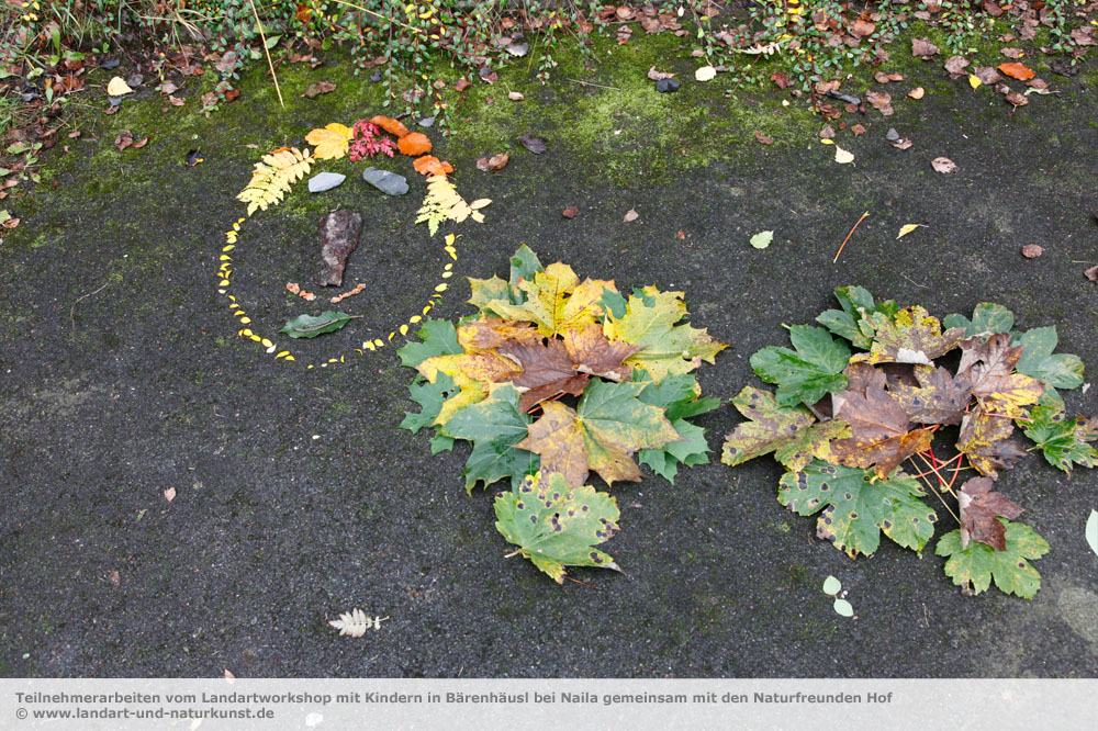 Naturkunst mit den Neturfreunden